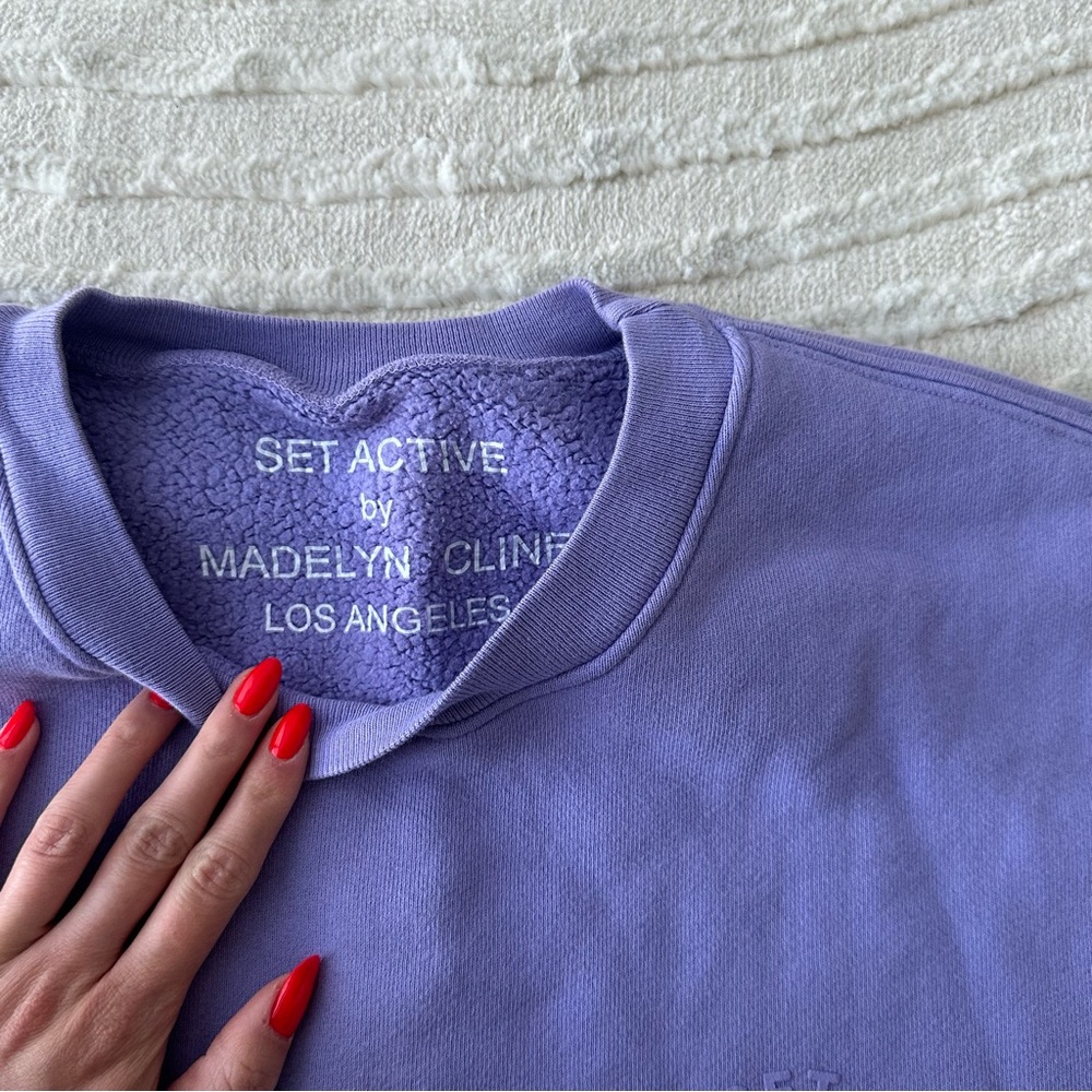 Madelyn Cline x Set Active Cropped Sweatshirt
